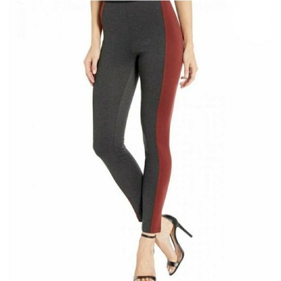 BCBGMaxAzria Pants - BCBGMaxAzria NWT burgundy combo leggings woman's size XS